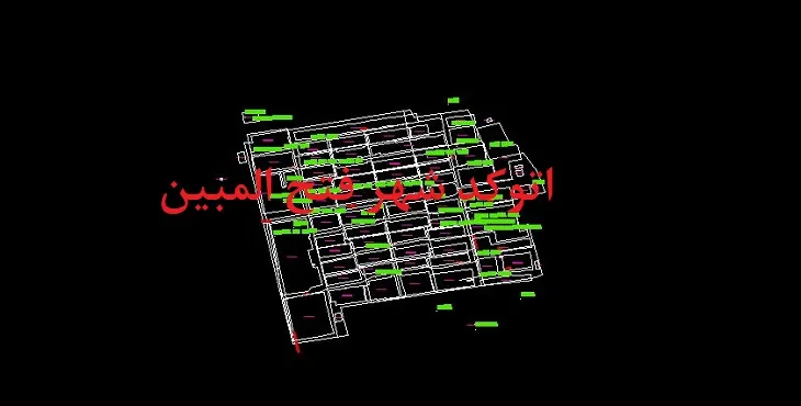 دانلود نقشه اتوکد شهر فتح المبین