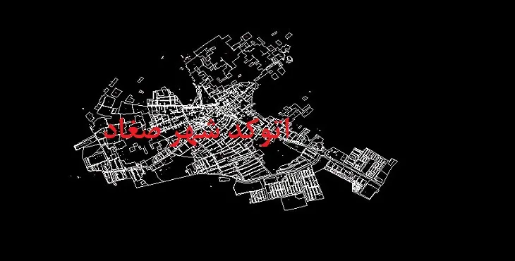 دانلود نقشه اتوکد شهر صغاد