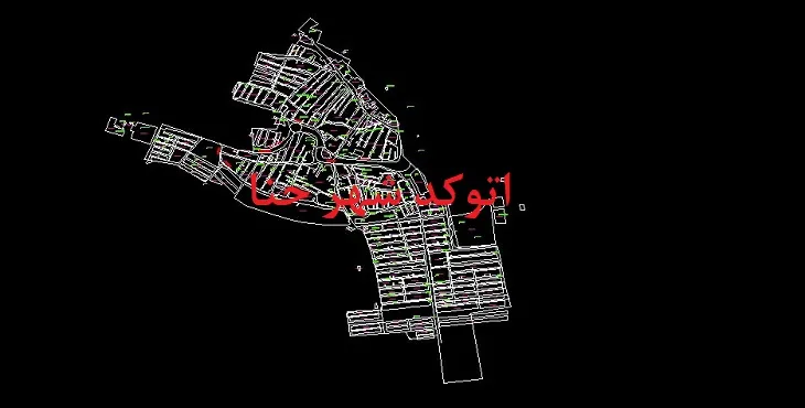 دانلود نقشه اتوکد شهر حنا