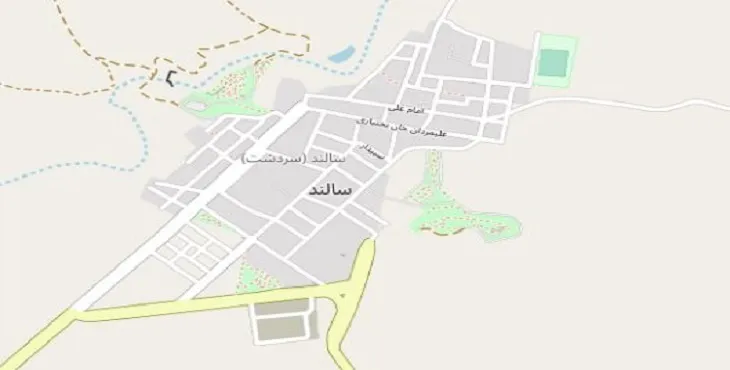دانلود نقشه شهر سالند + pdf با کیفیت بالا