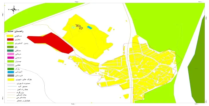 نقشه شیپ فایل (GIS) شهر آچاچی 1404 + عکس با کیفیت