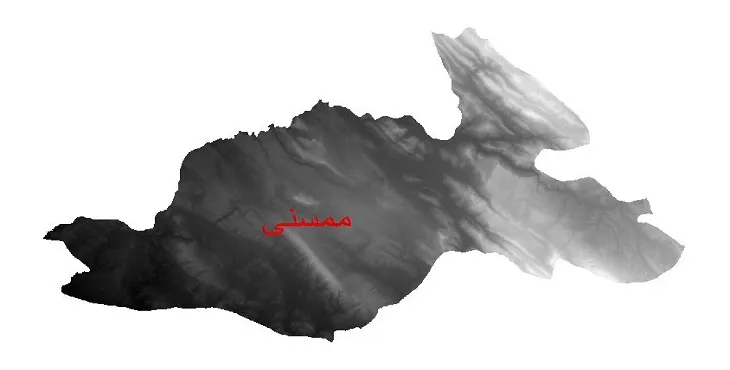 دانلود نقشه دم (DEM) شهرستان ممسنی | دقت 30 متر