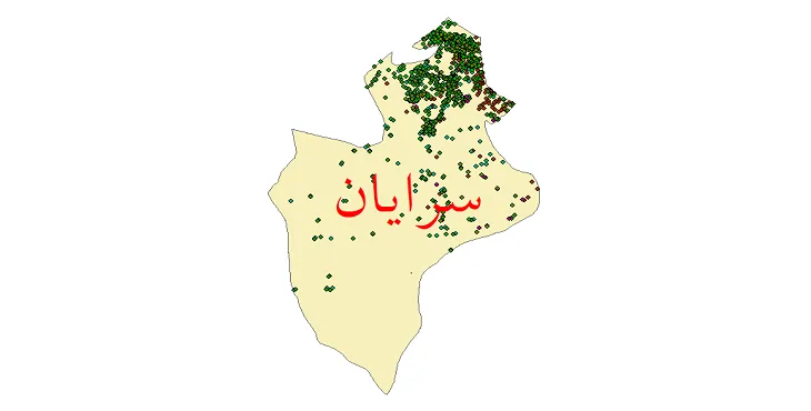 دانلود نقشه جمعیت نقاط شهری و روستایی شهرستان سرایان از سال 1335 تا 1395
