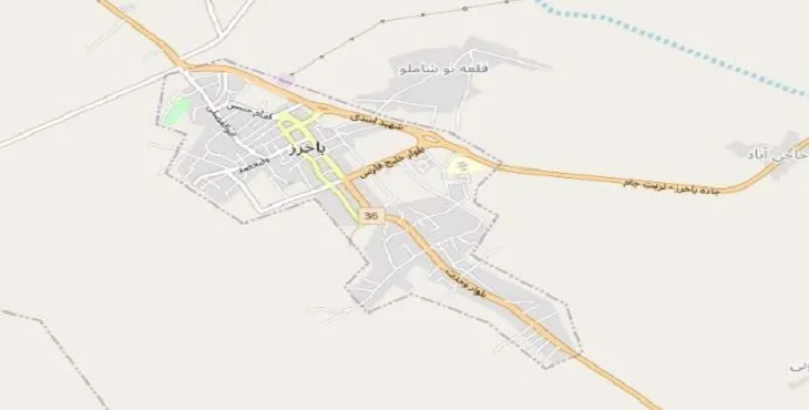دانلود نقشه شهر باخرز + pdf با کیفیت بالا