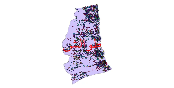 دانلود نقشه شیپ فایل جمعیت نقاط شهری و روستایی شهرستان طوالش از سال 1335 تا 1395