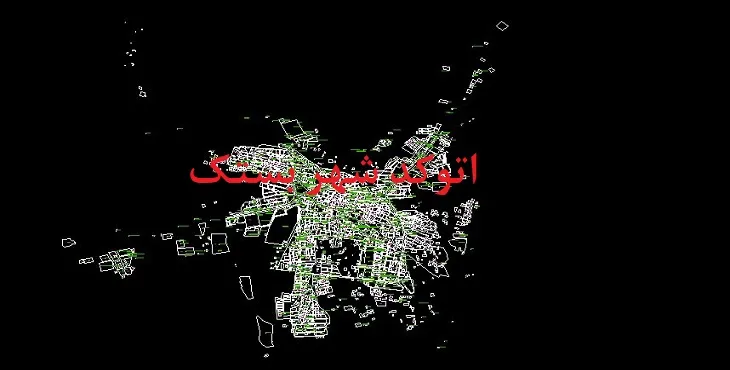 دانلود نقشه اتوکد شهر بستک