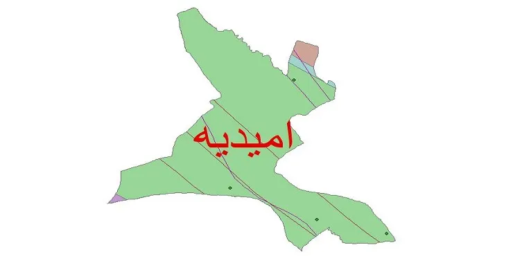 نقشه شیپ‌ فایل اقلیم‌شناسی شهرستان امیدیه + 7 لایه اقلیمی