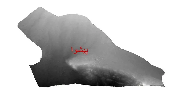 دانلود نقشه دم (DEM) شهرستان پیشوا | دقت 30 متر