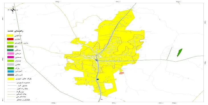نقشه شیپ فایل (GIS) شهر بازار جمعه 1405 + عکس با کیفیت