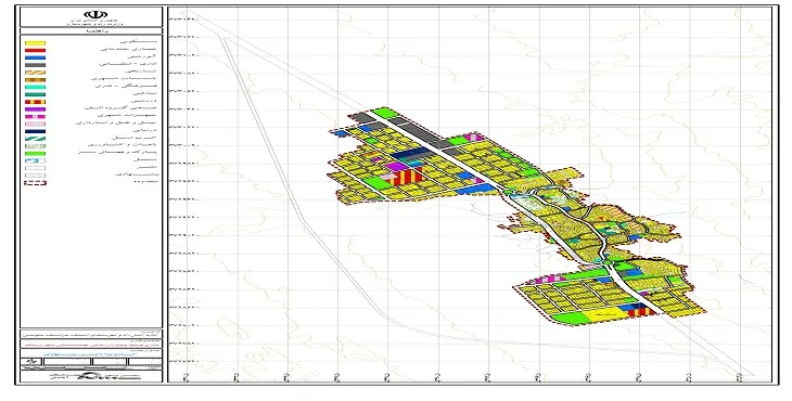 دانلود آلبوم نقشه های طرح جامع شهر ارسک