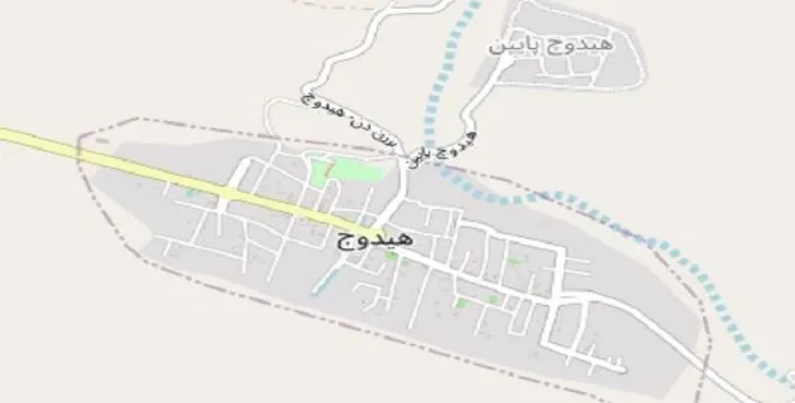 دانلود نقشه شهر هیدوج + pdf با کیفیت بالا