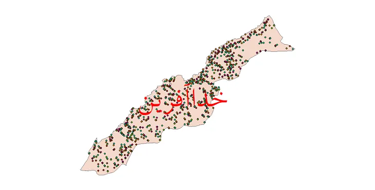 دانلود نقشه جمعیت نقاط شهری و روستایی شهرستان خداآفرین از سال 1335 تا 1395