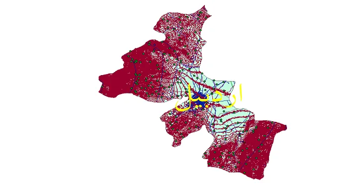 دانلود نقشه های شیپ فایل شهرستان اردبیل + کاملترین لایه GIS