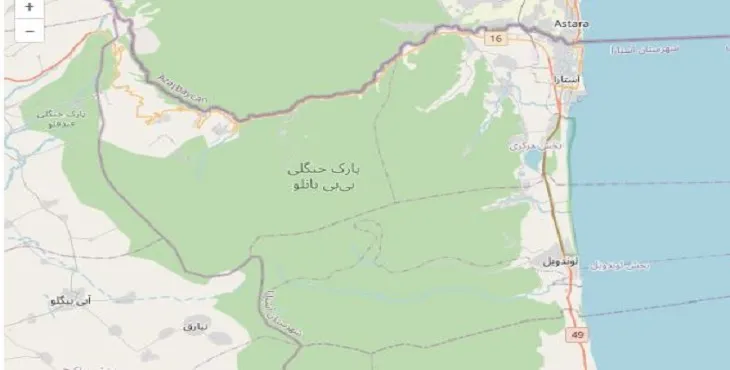 دانلود نقشه شهرستان آستارا + pdf با کیفیت بالا