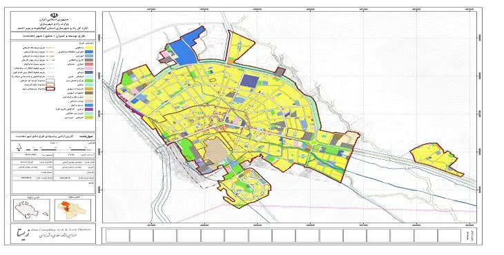 دانلود آلبوم نقشه های طرح جامع شهر دهدشت