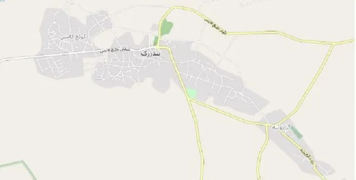 دانلود نقشه شهر بندر زرک + pdf با کیفیت بالا