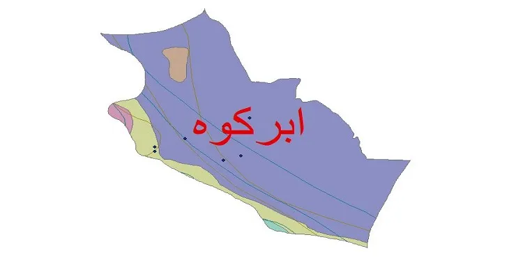 نقشه شیپ فایل اقلیمشناسی شهرستان ابرکوه + 7 لایه اقلیمی