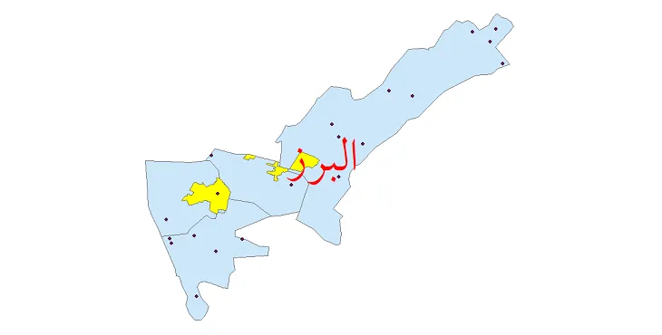 دانلود نقشه شیپ فایل (GIS) تقسیمات سیاسی شهرستان البرز سال 1400