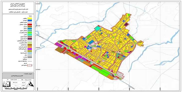 دانلود آلبوم نقشه های طرح جامع-تفصیلی شهر شبانکاره