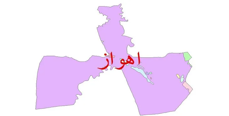 نقشه شیپ فایل (GIS) زمین‌ شناسی شهرستان اهواز