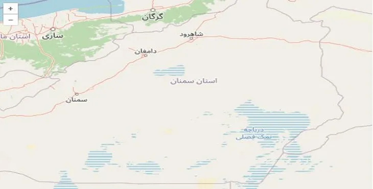 دانلود نقشه شهرستان شاهرود + pdf با کیفیت بالا