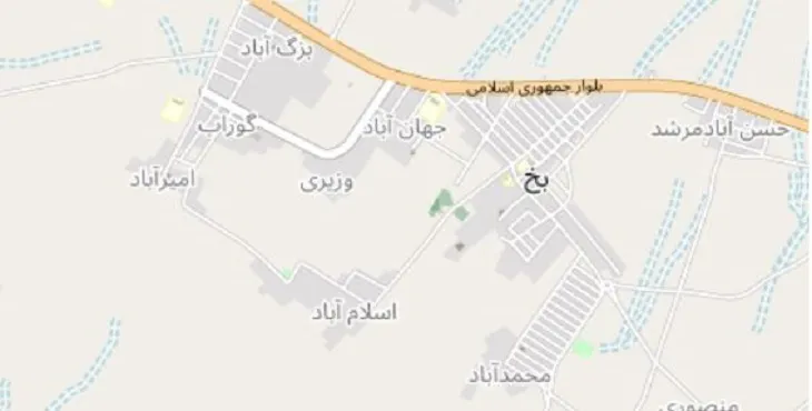 دانلود نقشه شهر بخ + pdf با کیفیت بالا