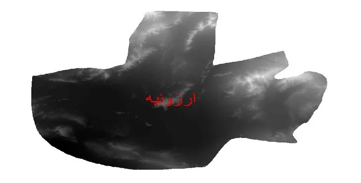 دانلود نقشه دم (DEM) شهرستان ارزوئیه | دقت 30 متر