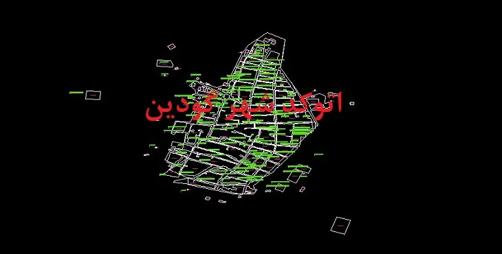 دانلود نقشه اتوکد شهر گودین
