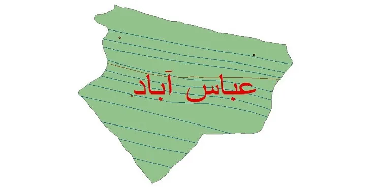 نقشه شیپ‌ فایل اقلیم‌شناسی شهرستان عباس آباد + 7 لایه اقلیمی