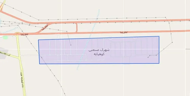 دانلود نقشه شهرک صنعتی کوهپایه + pdf با کیفیت بالا