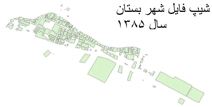 دانلود شیپ فایل بلوک آماری شهر بستان