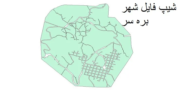 دانلود شیپ فایل بلوک آماری شهر بره سر