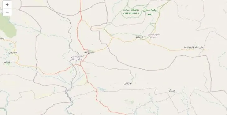 دانلود نقشه شهرستان حاجی آباد + pdf با کیفیت بالا