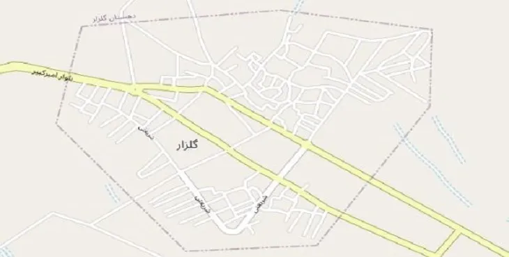 دانلود نقشه شهر گلزار + pdf با کیفیت بالا