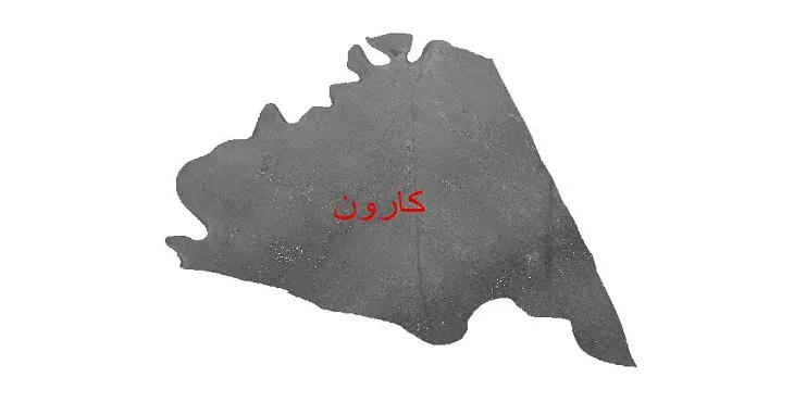 دانلود نقشه دم (DEM) شهرستان کارون | دقت 30 متر