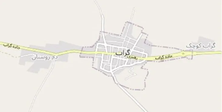 دانلود نقشه شهر گراب + pdf با کیفیت بالا