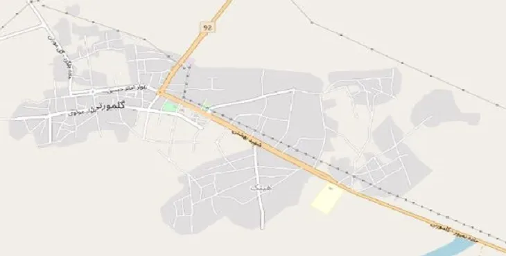 دانلود نقشه شهر گلمورتی + pdf با کیفیت بالا