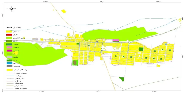 جدیدترین نقشه شهر حاجی آباد زیرکوه | قابل چاپ + کیفیت بالا