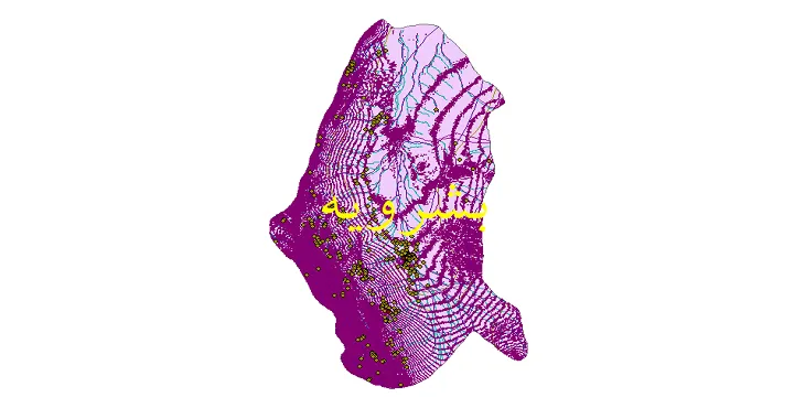 دانلود نقشه های شیپ فایل شهرستان بشرویه + کاملترین لایه GIS