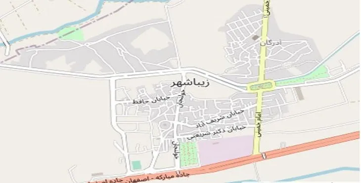 دانلود نقشه شهر زیباشهر + pdf با کیفیت بالا