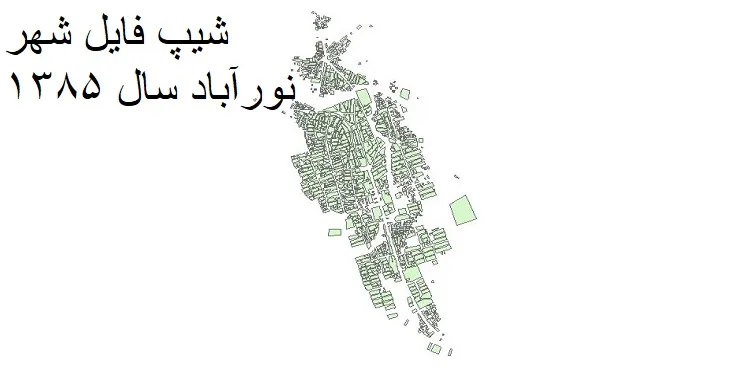 دانلود شیپ فایل بلوک آماری شهر نورآباد