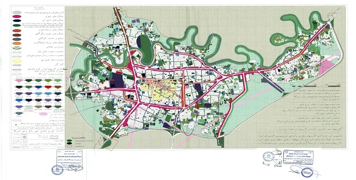 دانلود آلبوم نقشه های طرح جامع شهرهای بابل و امیرکلا