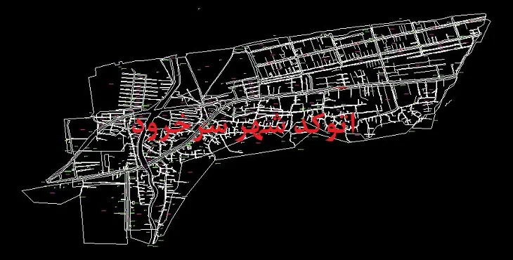 دانلود نقشه اتوکد شهر سرخرود