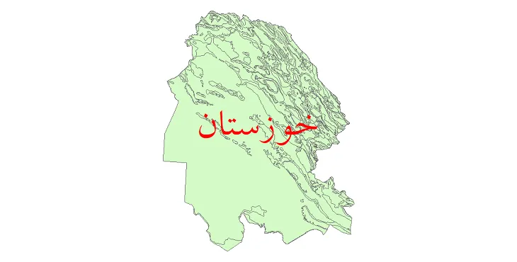 دانلود نقشه شیپ فایل (لایه GIS) زمین شناسی استان خوزستان