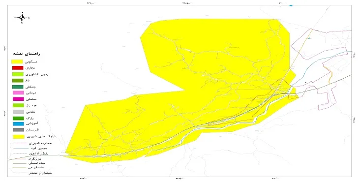 جدیدترین نقشه شهر ماکلوان | قابل چاپ + کیفیت بالا