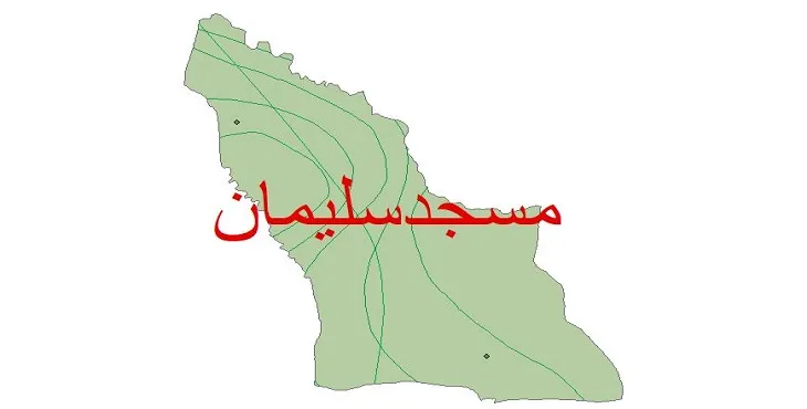 نقشه شیپ‌ فایل اقلیم‌شناسی شهرستان مسجد سلیمان + 7 لایه اقلیمی