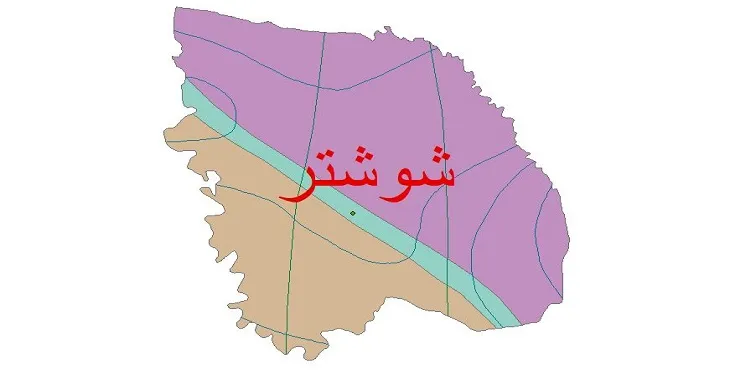 نقشه شیپ‌ فایل اقلیم‌شناسی شهرستان شوشتر + 7 لایه اقلیمی