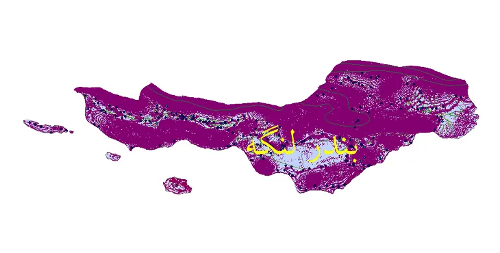 دانلود نقشه های شیپ فایل شهرستان بندرلنگه + کاملترین لایه GIS