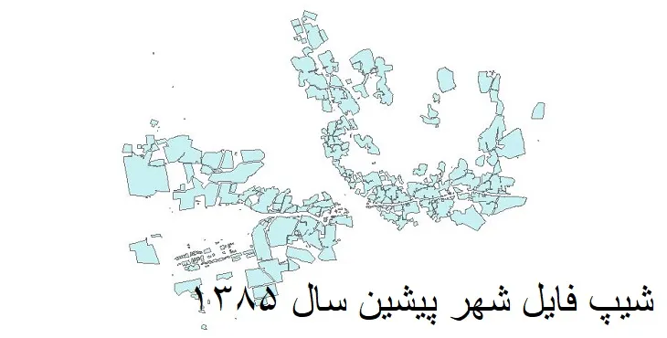 دانلود شیپ فایل بلوک آماری شهر پیشین