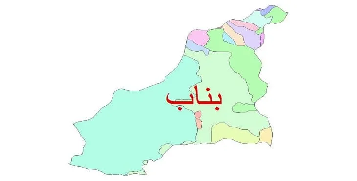 نقشه شیپ فایل (GIS) زمین شناسی شهرستان بناب